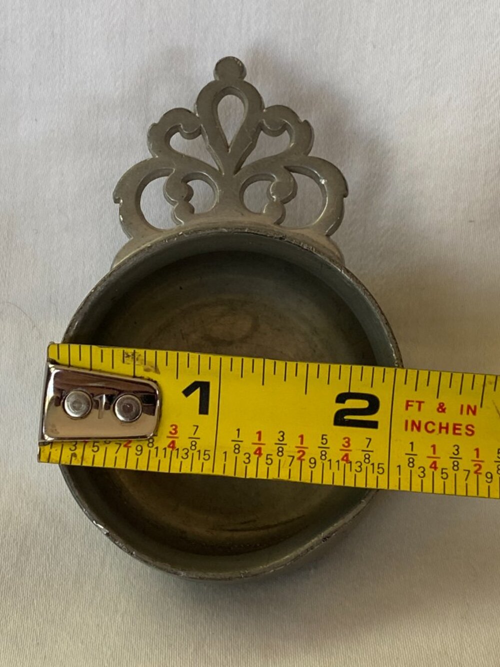 Vintage Flagg & Homan of Cincinnati #184 - 2" Porringer Dish one handle. 1930's - Picture 5 of 6